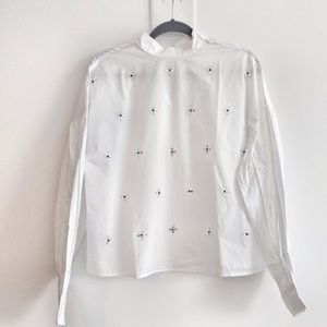 Glam Mango embellished blouse - NWT! 🤩